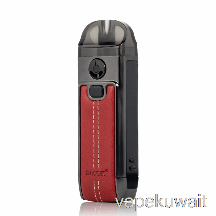 سموك نورد 4 80 واط Pod Kit جلد أحمر Vape Pod Kits
